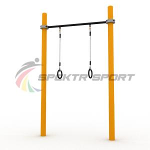 Купить Турник классический для занятий Воркаут с кольцами SP WRK-07 + Rings_76mm в Муравленко 