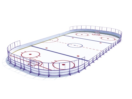 Купить Хоккейная коробка SP К 200 в Муравленко 