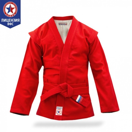 Купить Куртка для самбо "Атака" ВФС (подкладка, пояс)  р 36-48 в Муравленко 