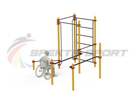 Купить Спортивный комплекс для инвалидов-колясочников WRK-D18_76mm в Муравленко 