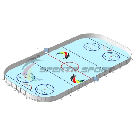 Купить Хоккейная коробка, борта фанера 12 мм, 40х20 в Муравленко 